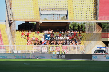 2024-08-12 - spporters of Mantova 1911 in Lecce - US LECCE VS MANTOVA 1911 - ITALIAN CUP - SOCCER