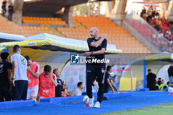 2024-08-12 - davide possanzini coach of mantova - US LECCE VS MANTOVA 1911 - ITALIAN CUP - SOCCER