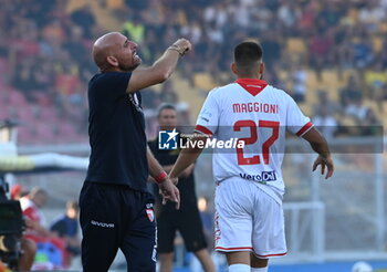 2024-08-12 - davide possanzini coach of mantova - US LECCE VS MANTOVA 1911 - ITALIAN CUP - SOCCER