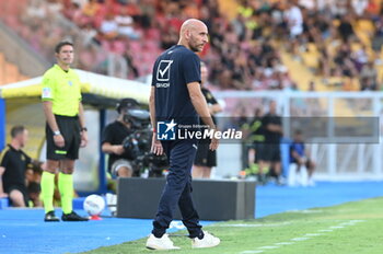 2024-08-12 - davide possanzini coach of mantova - US LECCE VS MANTOVA 1911 - ITALIAN CUP - SOCCER