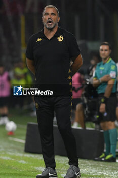 2024-08-12 - Luca D'angelo coach of Spezia Calcio during the Soccer Italian Cup Freccia Rossa between US Salernitana 1919 vs Spezia Calcio at Arechi Stadium - US SALERNITANA VS SPEZIA CALCIO - ITALIAN CUP - SOCCER