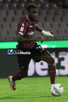 2024-08-12 - Boulaye Dia of US Salernitana 1919 in action during the Soccer Italian Cup Freccia Rossa between US Salernitana 1919 vs Spezia Calcio at Arechi Stadium - US SALERNITANA VS SPEZIA CALCIO - ITALIAN CUP - SOCCER