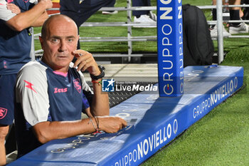 2024-08-12 - Giovanni Martusciello coach of US Salernitana 1919 look during the Soccer Italian Cup Freccia Rossa between US Salernitana 1919 vs Spezia Calcio at Arechi Stadium - US SALERNITANA VS SPEZIA CALCIO - ITALIAN CUP - SOCCER