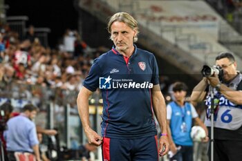 2024-08-12 - Davide Nicola Mister of Cagliari Calcio - CAGLIARI CALCIO VS CARRARESE CALCIO - ITALIAN CUP - SOCCER