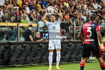 2024-08-12 - Simone Zanon of Carrarese Calcio 1908 - CAGLIARI CALCIO VS CARRARESE CALCIO - ITALIAN CUP - SOCCER