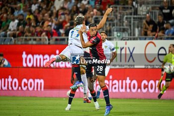 2024-08-12 - Gabriele Zappa of Cagliari Calcio - CAGLIARI CALCIO VS CARRARESE CALCIO - ITALIAN CUP - SOCCER