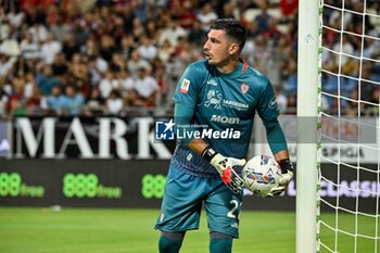 2024-08-12 - Simone Scuffet of Cagliari Calcio - CAGLIARI CALCIO VS CARRARESE CALCIO - ITALIAN CUP - SOCCER