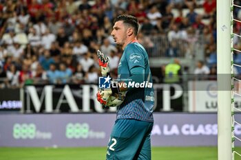 2024-08-12 - Simone Scuffet of Cagliari Calcio - CAGLIARI CALCIO VS CARRARESE CALCIO - ITALIAN CUP - SOCCER