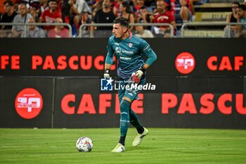 2024-08-12 - Simone Scuffet of Cagliari Calcio - CAGLIARI CALCIO VS CARRARESE CALCIO - ITALIAN CUP - SOCCER