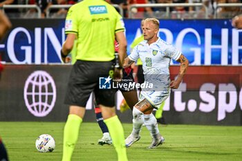 2024-08-12 - Giuseppe Panico of Carrarese Calcio 1908 - CAGLIARI CALCIO VS CARRARESE CALCIO - ITALIAN CUP - SOCCER