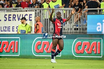 2024-08-12 - Zito Luvumbo of Cagliari Calcio - CAGLIARI CALCIO VS CARRARESE CALCIO - ITALIAN CUP - SOCCER