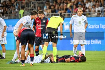 2024-08-12 - Roberto Piccoli of Cagliari Calcio - CAGLIARI CALCIO VS CARRARESE CALCIO - ITALIAN CUP - SOCCER