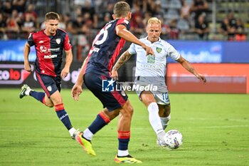 2024-08-12 - Giuseppe Panico of Carrarese Calcio 1908 - CAGLIARI CALCIO VS CARRARESE CALCIO - ITALIAN CUP - SOCCER