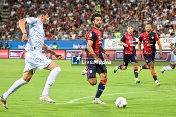 2024-08-12 - Sebastiano Luperto of Cagliari Calcio - CAGLIARI CALCIO VS CARRARESE CALCIO - ITALIAN CUP - SOCCER