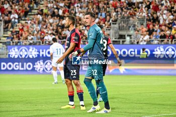 2024-08-12 - Simone Scuffet of Cagliari Calcio - CAGLIARI CALCIO VS CARRARESE CALCIO - ITALIAN CUP - SOCCER