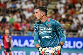 2024-08-12 - Simone Scuffet of Cagliari Calcio - CAGLIARI CALCIO VS CARRARESE CALCIO - ITALIAN CUP - SOCCER