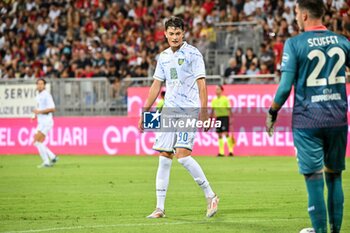 2024-08-12 - Leonardo Cerri of Carrarese Calcio 1908 - CAGLIARI CALCIO VS CARRARESE CALCIO - ITALIAN CUP - SOCCER