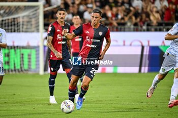 2024-08-12 - Gabriele Zappa of Cagliari Calcio - CAGLIARI CALCIO VS CARRARESE CALCIO - ITALIAN CUP - SOCCER