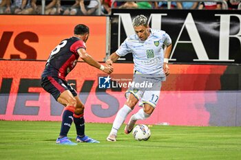 2024-08-12 - Emanuele Zuelli of Carrarese Calcio 1908 - CAGLIARI CALCIO VS CARRARESE CALCIO - ITALIAN CUP - SOCCER