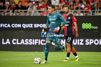 2024-08-12 - Simone Scuffet of Cagliari Calcio - CAGLIARI CALCIO VS CARRARESE CALCIO - ITALIAN CUP - SOCCER