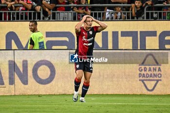 2024-08-12 - Razvan Marin of Cagliari Calcio - CAGLIARI CALCIO VS CARRARESE CALCIO - ITALIAN CUP - SOCCER