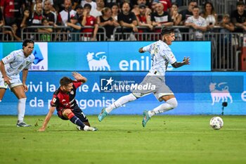 2024-08-12 - Julian Illanes of Carrarese Calcio 1908 - CAGLIARI CALCIO VS CARRARESE CALCIO - ITALIAN CUP - SOCCER