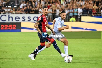 2024-08-12 - Nicolas Schiavi of Carrarese Calcio 1908 - CAGLIARI CALCIO VS CARRARESE CALCIO - ITALIAN CUP - SOCCER