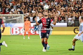 2024-08-12 - Leonardo Pavoletti of Cagliari Calcio - CAGLIARI CALCIO VS CARRARESE CALCIO - ITALIAN CUP - SOCCER