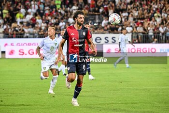 2024-08-12 - Sebastiano Luperto of Cagliari Calcio - CAGLIARI CALCIO VS CARRARESE CALCIO - ITALIAN CUP - SOCCER