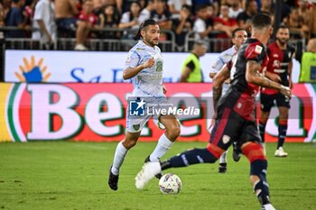 2024-08-12 - Nicolas Schiavi of Carrarese Calcio 1908 - CAGLIARI CALCIO VS CARRARESE CALCIO - ITALIAN CUP - SOCCER