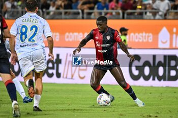 2024-08-12 - Zito Luvumbo of Cagliari Calcio - CAGLIARI CALCIO VS CARRARESE CALCIO - ITALIAN CUP - SOCCER