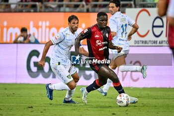 2024-08-12 - Zito Luvumbo of Cagliari Calcio - CAGLIARI CALCIO VS CARRARESE CALCIO - ITALIAN CUP - SOCCER