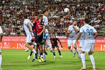 2024-08-12 - Mateusz Wieteska of Cagliari Calcio - CAGLIARI CALCIO VS CARRARESE CALCIO - ITALIAN CUP - SOCCER