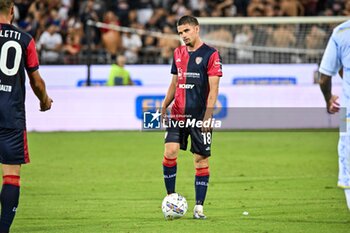 2024-08-12 - Razvan Marin of Cagliari Calcio - CAGLIARI CALCIO VS CARRARESE CALCIO - ITALIAN CUP - SOCCER