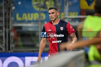 2024-08-12 - Roberto Piccoli of Cagliari Calcio - CAGLIARI CALCIO VS CARRARESE CALCIO - ITALIAN CUP - SOCCER