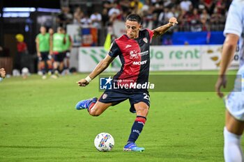 2024-08-12 - Gabriele Zappa of Cagliari Calcio - CAGLIARI CALCIO VS CARRARESE CALCIO - ITALIAN CUP - SOCCER