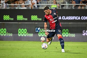 2024-08-12 - Roberto Piccoli of Cagliari Calcio - CAGLIARI CALCIO VS CARRARESE CALCIO - ITALIAN CUP - SOCCER