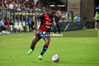 2024-08-12 - Zito Luvumbo of Cagliari Calcio - CAGLIARI CALCIO VS CARRARESE CALCIO - ITALIAN CUP - SOCCER