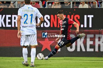 2024-08-12 - Roberto Piccoli of Cagliari Calcio - CAGLIARI CALCIO VS CARRARESE CALCIO - ITALIAN CUP - SOCCER