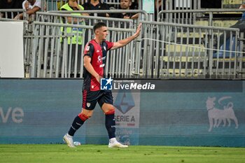 2024-08-12 - Roberto Piccoli of Cagliari Calcio - CAGLIARI CALCIO VS CARRARESE CALCIO - ITALIAN CUP - SOCCER