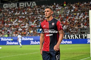 2024-08-12 - Roberto Piccoli of Cagliari Calcio - CAGLIARI CALCIO VS CARRARESE CALCIO - ITALIAN CUP - SOCCER