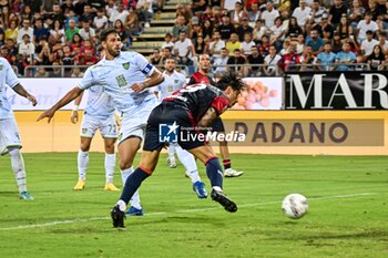 2024-08-12 - Gianluca Lapadula of Cagliari Calcio - CAGLIARI CALCIO VS CARRARESE CALCIO - ITALIAN CUP - SOCCER