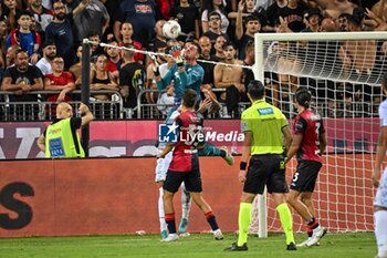 2024-08-12 - Simone Scuffet of Cagliari Calcio - CAGLIARI CALCIO VS CARRARESE CALCIO - ITALIAN CUP - SOCCER