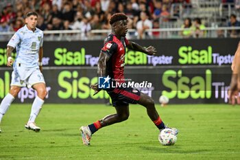 2024-08-12 - Michel Adopo of Cagliari Calcio - CAGLIARI CALCIO VS CARRARESE CALCIO - ITALIAN CUP - SOCCER