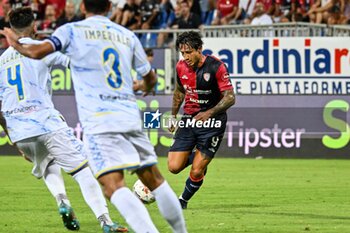 2024-08-12 - Gianluca Lapadula of Cagliari Calcio - CAGLIARI CALCIO VS CARRARESE CALCIO - ITALIAN CUP - SOCCER