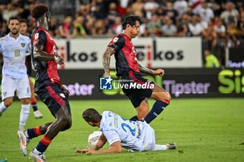 2024-08-12 - Gianluca Lapadula of Cagliari Calcio - CAGLIARI CALCIO VS CARRARESE CALCIO - ITALIAN CUP - SOCCER