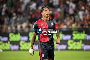 2024-08-12 - Gianluca Lapadula of Cagliari Calcio - CAGLIARI CALCIO VS CARRARESE CALCIO - ITALIAN CUP - SOCCER