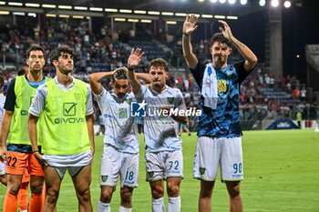 2024-08-12 - Simone Zanon of Carrarese Calcio 1908 - CAGLIARI CALCIO VS CARRARESE CALCIO - ITALIAN CUP - SOCCER