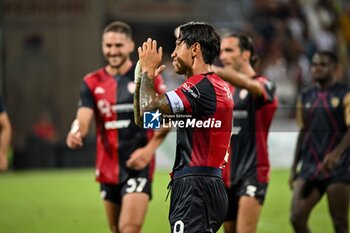 2024-08-12 - Gianluca Lapadula of Cagliari Calcio - CAGLIARI CALCIO VS CARRARESE CALCIO - ITALIAN CUP - SOCCER