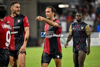 2024-08-12 - Tommaso Augello of Cagliari Calcio - CAGLIARI CALCIO VS CARRARESE CALCIO - ITALIAN CUP - SOCCER